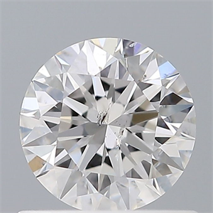 Foto Diamante Natural 0.60 quilates, Redondo , Color D, claridad I1 y certificado GIA de