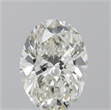 Natural Diamond 1.20 Carats, Oval with  Cut, J Color, IF Clarity and Certified by GIA