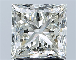 Picture of Natural Diamond 1.64 Carats, Princess with  Cut, K Color, SI1 Clarity and Certified by GIA