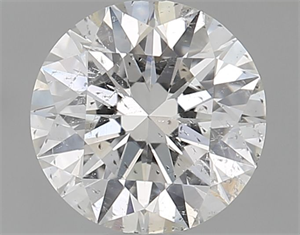 Picture of Natural Diamond 0.71 Carats, Round with Excellent Cut, G Color, I1 Clarity and Certified by GIA