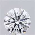 Lab Grown Diamond 0.84 Carats, Round with Ideal Cut, D Color, VVS1 Clarity and Certified by IGI