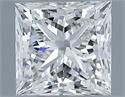 Natural Diamond 1.01 Carats, Princess with  Cut, H Color, VVS1 Clarity and Certified by IGI