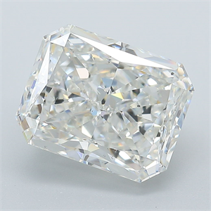 Picture of Natural Diamond 6.02 Carats, Radiant with  Cut, H Color, SI1 Clarity and Certified by GIA