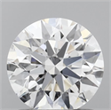 Lab Grown Diamond 1.09 Carats, Round with Ideal Cut, D Color, VVS1 Clarity and Certified by IGI