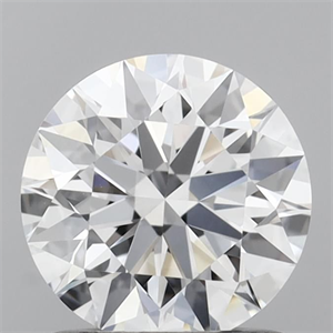 Picture of Lab Grown Diamond 1.09 Carats, Round with Ideal Cut, D Color, VVS1 Clarity and Certified by IGI