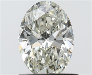 Picture of Natural Diamond 0.71 Carats, Oval with  Cut, J Color, VS1 Clarity and Certified by IGI