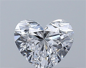 Picture of Natural Diamond 0.37 Carats, Heart with  Cut, D Color, VS1 Clarity and Certified by GIA