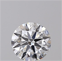 Lab Grown Diamond 1.02 Carats, Round with Ideal Cut, D Color, VVS2 Clarity and Certified by IGI