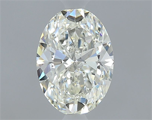 Picture of Natural Diamond 0.50 Carats, Oval with  Cut, J Color, VS1 Clarity and Certified by GIA