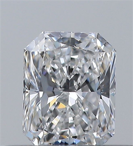 Picture of Natural Diamond 0.31 Carats, Radiant with  Cut, E Color, VVS2 Clarity and Certified by GIA