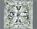Natural Diamond 4.03 Carats, Princess with  Cut, K Color, VVS2 Clarity and Certified by IGI