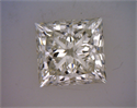 Natural Diamond 1.01 Carats, Princess with  Cut, K Color, SI1 Clarity and Certified by GIA