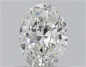 Diamante Natural 0.46 quilates, Ovalado , Color H, claridad SI1 y certificado GIA