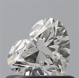 Foto Diamante Natural 0.54 quilates, Corazón , Color I, claridad VVS1 y certificado GIA de
