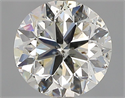 Natural Diamond 1.00 Carats, Round with Very Good Cut, K Color, SI2 Clarity and Certified by GIA
