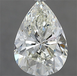 Picture of Natural Diamond 2.01 Carats, Pear with  Cut, I Color, VS1 Clarity and Certified by IGI
