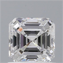 Natural Diamond 1.01 Carats, Asscher with  Cut, D Color, VS1 Clarity and Certified by GIA