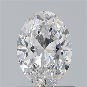 Picture of Natural Diamond 0.74 Carats, Oval with  Cut, E Color, SI1 Clarity and Certified by GIA