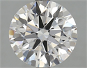 Lab Grown Diamond 2.91 Carats, Round with Ideal Cut, D Color, VVS1 Clarity and Certified by IGI