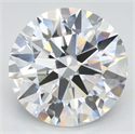 Lab Grown Diamond 4.23 Carats, Round with Excellent Cut, D Color, VVS1 Clarity and Certified by GIA