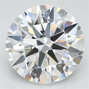 Picture of Lab Grown Diamond 4.23 Carats, Round with Excellent Cut, D Color, VVS1 Clarity and Certified by GIA