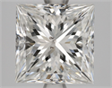Natural Diamond 2.21 Carats, Princess with  Cut, G Color, SI2 Clarity and Certified by GIA