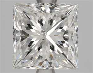 Picture of Natural Diamond 2.21 Carats, Princess with  Cut, G Color, SI2 Clarity and Certified by GIA