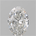 Natural Diamond 1.70 Carats, Oval with  Cut, G Color, SI2 Clarity and Certified by GIA