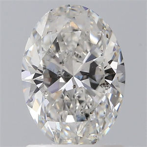 Picture of Natural Diamond 1.09 Carats, Oval with  Cut, F Color, SI2 Clarity and Certified by GIA