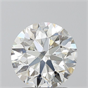 Natural Diamond 1.70 Carats, Round with Excellent Cut, H Color, SI1 Clarity and Certified by GIA