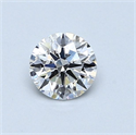 Diamante Natural 0.53 quilates, Redondo , Color D, claridad SI1 y certificado GIA