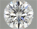 Natural Diamond 0.43 Carats, Round with Excellent Cut, F Color, VVS1 Clarity and Certified by GIA