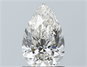 Natural Diamond 1.02 Carats, Pear with  Cut, I Color, VS1 Clarity and Certified by GIA