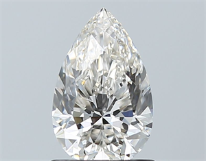 Picture of Natural Diamond 1.02 Carats, Pear with  Cut, I Color, VS1 Clarity and Certified by GIA