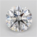 Lab Grown Diamond 3.09 Carats, Round with Ideal Cut, D Color, IF Clarity and Certified by IGI