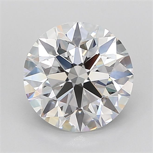 Picture of Lab Grown Diamond 3.09 Carats, Round with Ideal Cut, D Color, IF Clarity and Certified by IGI