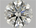 Natural Diamond 0.75 Carats, Round with Excellent Cut, K Color, SI1 Clarity and Certified by GIA