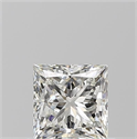 Natural Diamond 0.80 Carats, Princess with  Cut, J Color, VVS2 Clarity and Certified by GIA