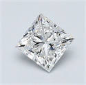 Natural Diamond 1.01 Carats, Princess with  Cut, G Color, VS2 Clarity and Certified by GIA