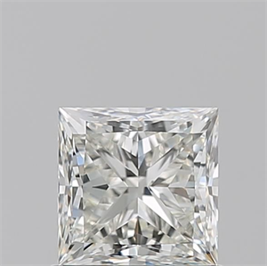 Picture of Natural Diamond 1.01 Carats, Princess with  Cut, J Color, VS1 Clarity and Certified by GIA