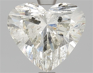 Picture of Natural Diamond 2.02 Carats, Heart with  Cut, I Color, SI2 Clarity and Certified by HRD