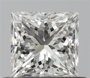 Foto Diamante Natural 0.51 quilates, Princesa , Color I, claridad VVS1 y certificado IGI de