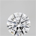 Lab Grown Diamond 1.08 Carats, Round with Ideal Cut, D Color, VVS1 Clarity and Certified by IGI