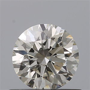Picture of Natural Diamond 0.60 Carats, Round with Excellent Cut, J Color, VVS2 Clarity and Certified by GIA