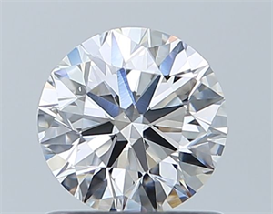 Picture of Natural Diamond 0.80 Carats, Round with Excellent Cut, E Color, VS2 Clarity and Certified by GIA