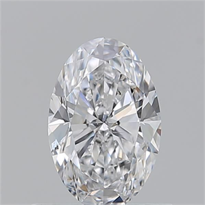 Picture of Natural Diamond 0.70 Carats, Oval with  Cut, D Color, SI1 Clarity and Certified by GIA
