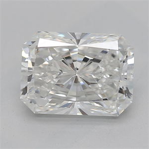 Foto Diamante Natural 1.80 quilates, Radiante , Color F, claridad VS2 y certificado GIA de