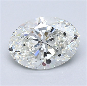 Picture of Natural Diamond 1.30 Carats, Oval with  Cut, H Color, VS1 Clarity and Certified by GIA