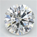 Lab Grown Diamond 3.03 Carats, Round with Excellent Cut, D Color, VVS1 Clarity and Certified by GIA