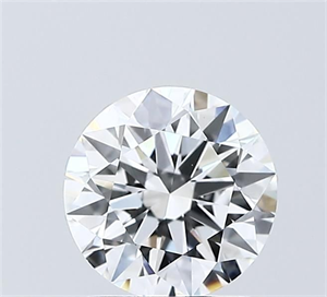 Picture of Lab Grown Diamond 1.54 Carats, Round with Ideal Cut, D Color, VS1 Clarity and Certified by IGI